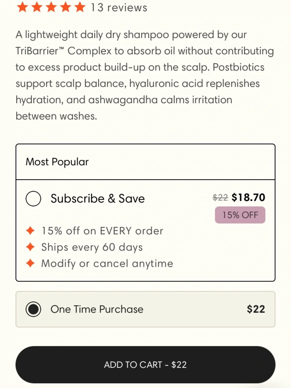 Jupiter Day 2 Dry Shampoo - Black Bottle